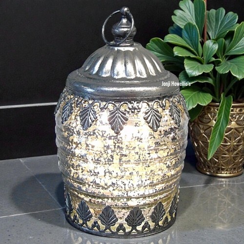 Moroccan lantern silver - lantern,