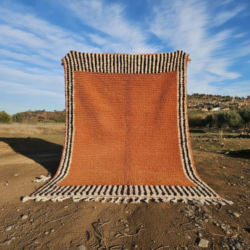 Handmade orange moroccan - handmade,