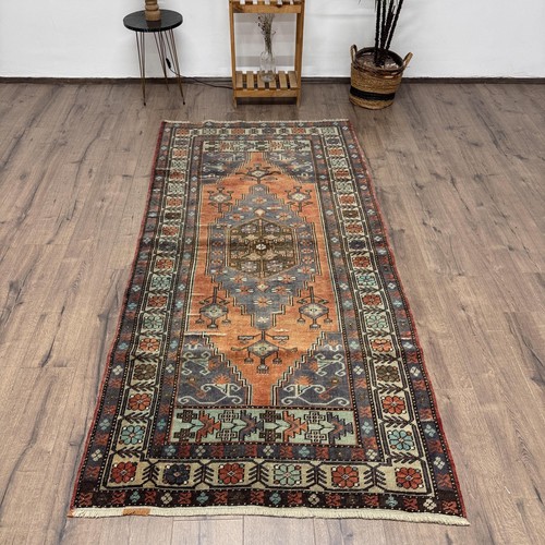 Vintage turkish rug 6x7 - vintage, 3.6x7.4