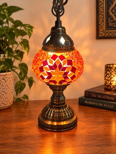 Handmade turkish red mosaic - handmade,