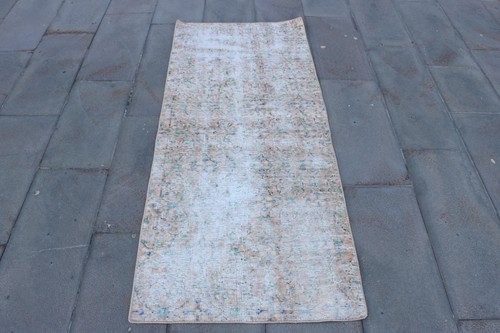 Runner rug 4x5 - rug, white
