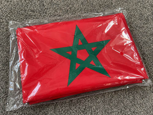 Morocco flag 5x3ft 150x90cm - flag,
