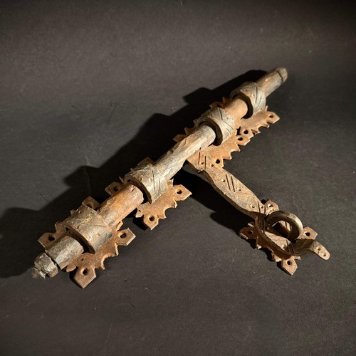 Moroccan hand forged door bolt - moroccan, hand-forged