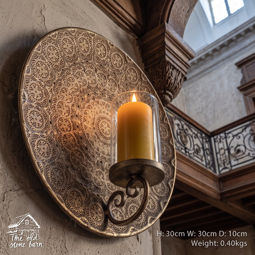 Metal golden moroccan style - golden,