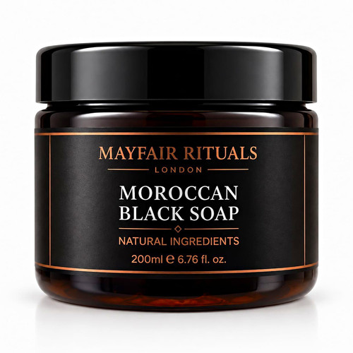 Moroccan black soap with - black,