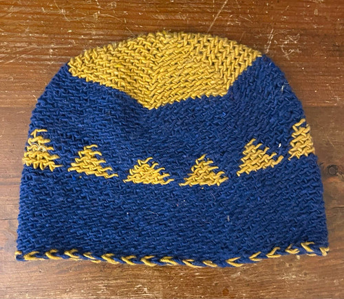 Knit wool beanie hat - wool,