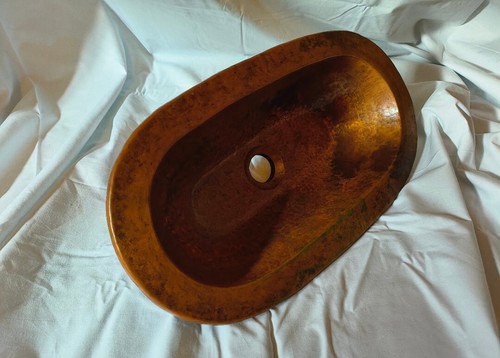 Handmade moroccan copper - , dark