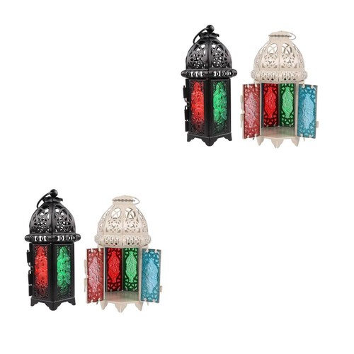Iron and glass moroccan - and,