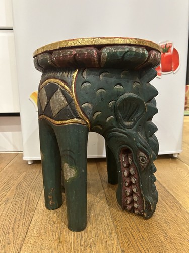 Moroccan folk art table - moroccan,