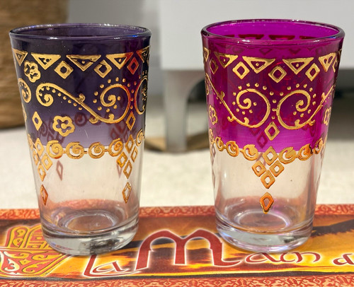 Moroccan style 6pc multicolour - moroccan,